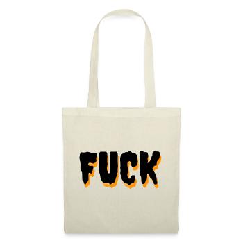 F.U.C.K. - FUCK par TitanTees - Sac en tissu - rouge - Devant