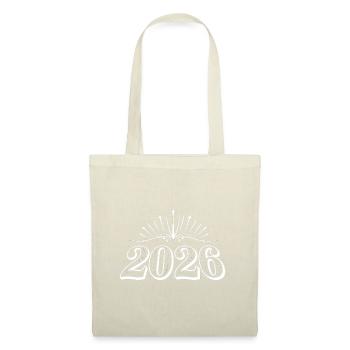 2026 New Year Logo - Stoffbeutel - Rot - Vorne
