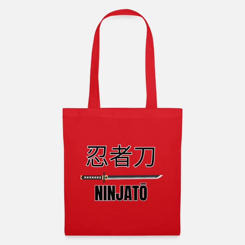 Ninjatō 忍者刀 – Japanese Ninja Sword  - Stoffbeutel - Rot