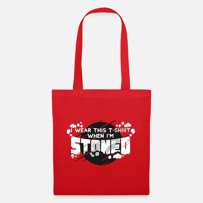 Comic Bold Statement T-Shirt Design - Stoffbeutel - Rot