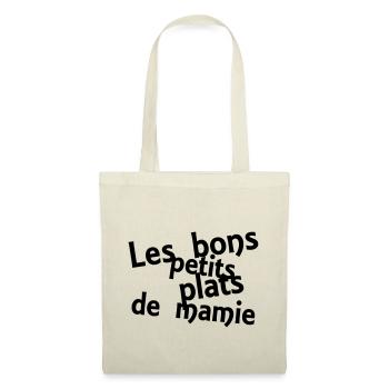 les bons petits plats de mamie - Stoffbeutel - Rot - Vorne