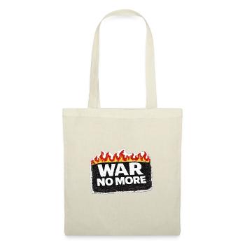 War No More – Sticker Peace & Humanity  - Sac en tissu - rouge - Devant