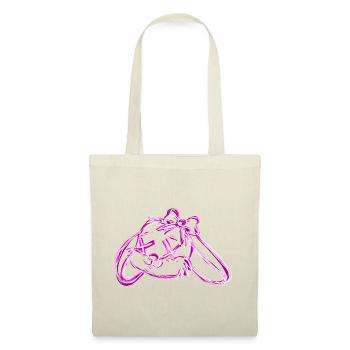 Dead Bunny Pink - Stoffbeutel - Rot - Vorne