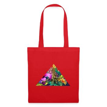 Racines Tropicales Arc-en-Ciel - Sac en tissu - rouge - Devant