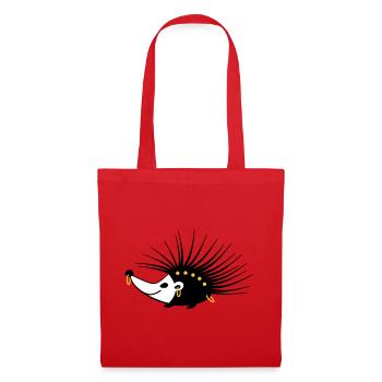 Hedgehog - Tote Bag - red - Front