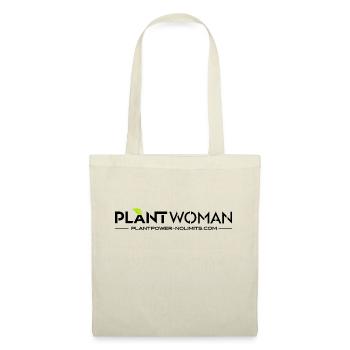Plant Woman - Green Strength | PlantPower-NoLimits - Tote Bag - red - Front