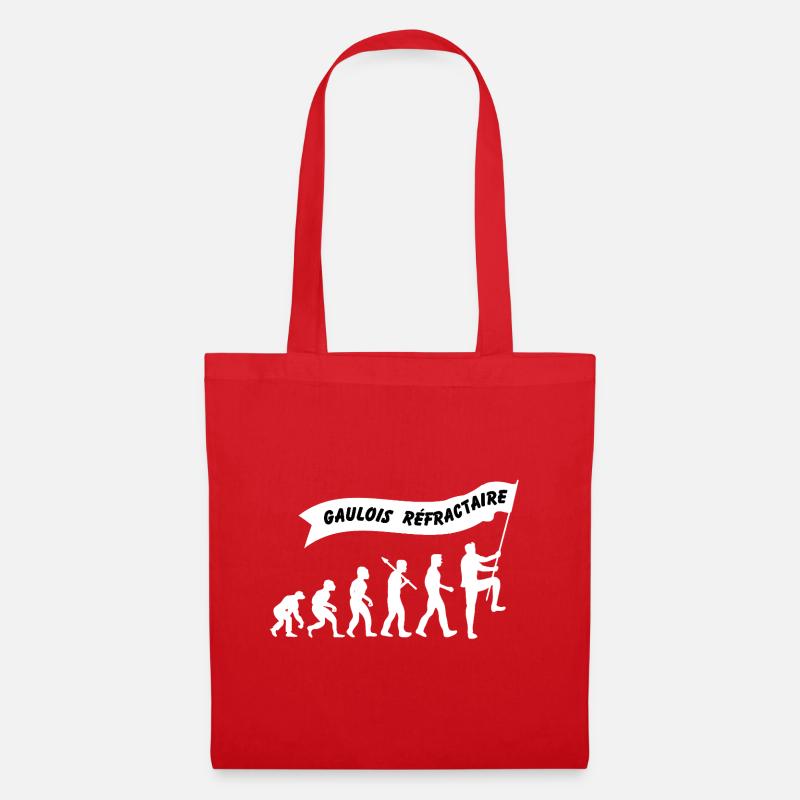 Evolution du gaulois réfractaire - Sac en tissu - rouge