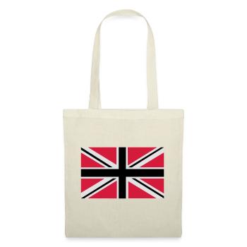 Union Jack | black-white-red | Flag flag - Tote Bag - red - Front