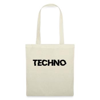 Techno Rave Raven House Music Acid Goa Festival - Tote Bag - red - Front