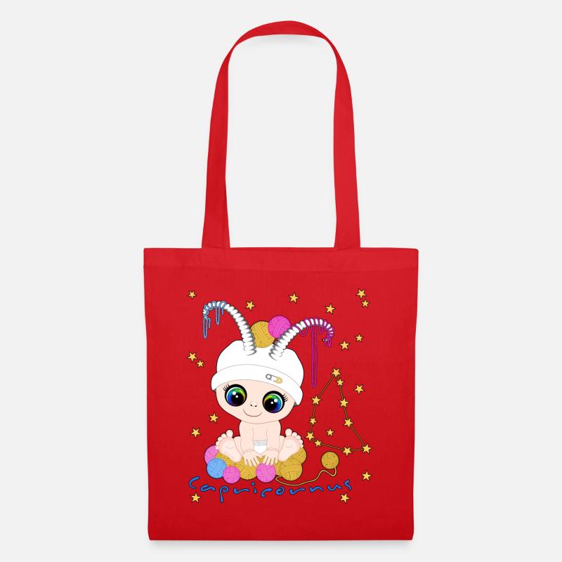 sternzeichen_capricornus - Tote Bag - red