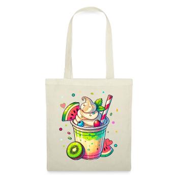 Exotic Fruity Dreams :Milkshake d’été - Sac en tissu - rouge - Devant