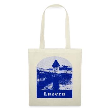 Luzern Schweiz - Stoffbeutel - Rot - Vorne