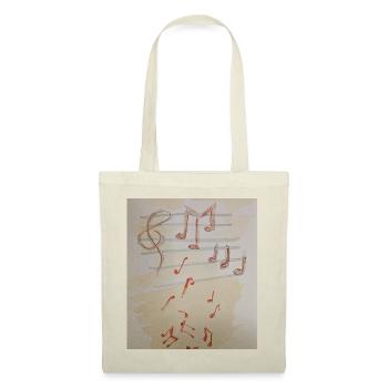 Impression de billet rouge - Sac en tissu - rouge - Devant
