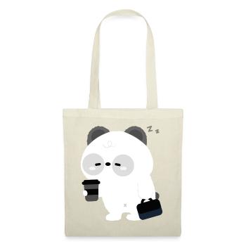 Panda Coffee Break - Tote Bag - red - Front