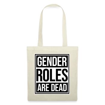 Gender Roles Are Dead Statement Freiheit Spruch - Stoffbeutel - Rot - Vorne