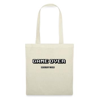 Game over insert coin - Tote Bag - red - Front