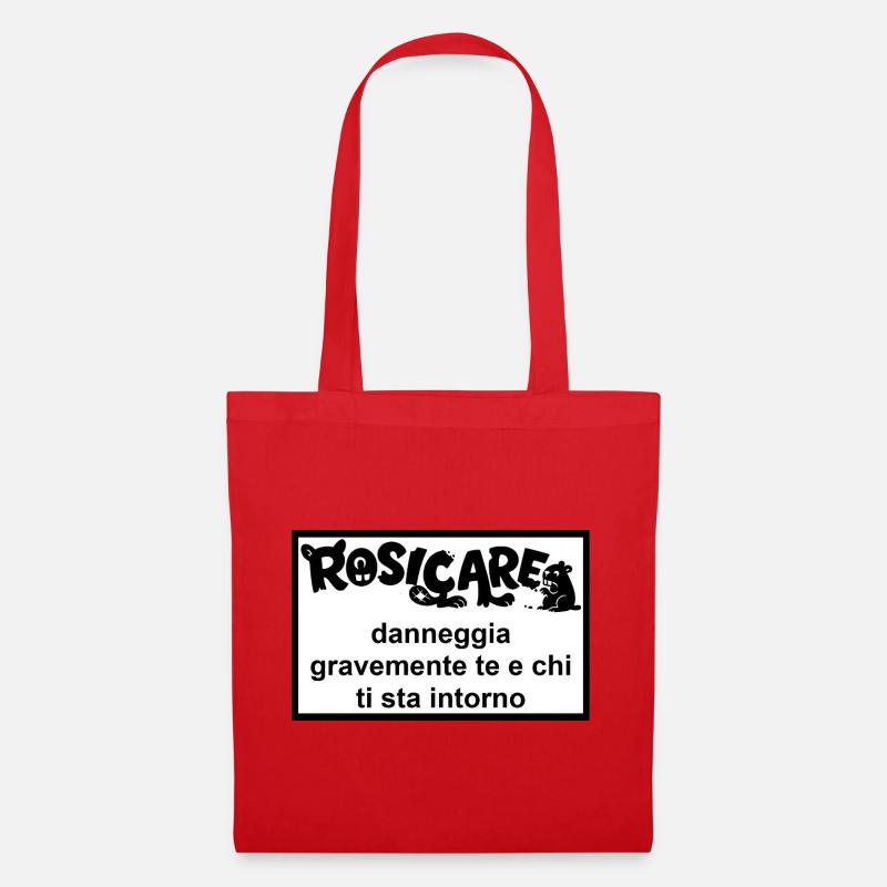 Design Humor Rosicone - Stoffbeutel - Rot