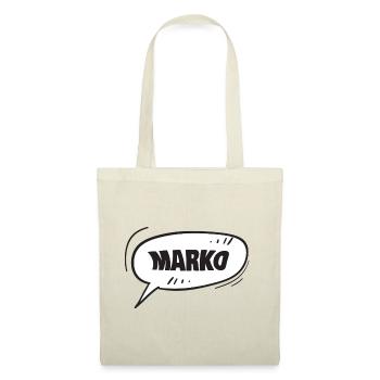 First name Marko - Tote Bag - red - Front