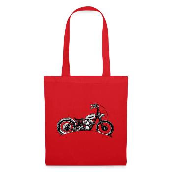 0917 USA CHOPPER - Sac en tissu - rouge - Devant
