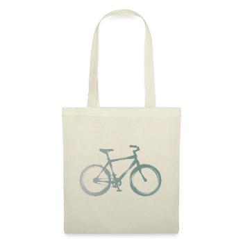 Bicycle in minimalist watercolor - Tote Bag - red - Front