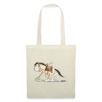 Funny Slide Horse - Tote Bag - red - Front