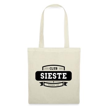 Club Sieste - Humour Détente - Sac en tissu - rouge - Devant
