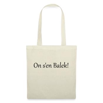 On s'en balek - Sac en tissu - rouge - Devant