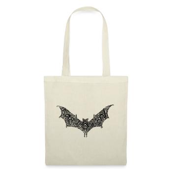 Swirly Bat - Tote Bag - red - Front
