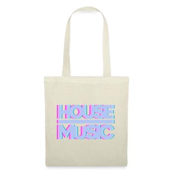 Musique House EDM Glow - Sac en tissu - rouge - Devant