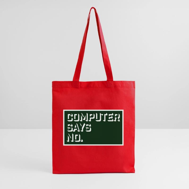 Computer Says No Lustig Programmierer Nerd Technik Stoffbeutel