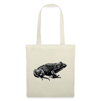 Graphic of a real frog in profile - Tote Bag - red - Front