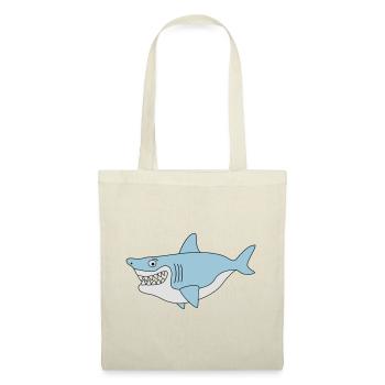 Shark smile - Tote Bag - red - Front