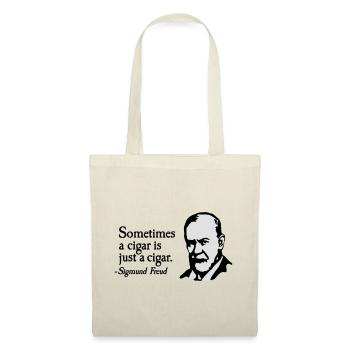 Sometimes a cigar is just a cigar Sigmund Freud - Tote Bag - red - Front