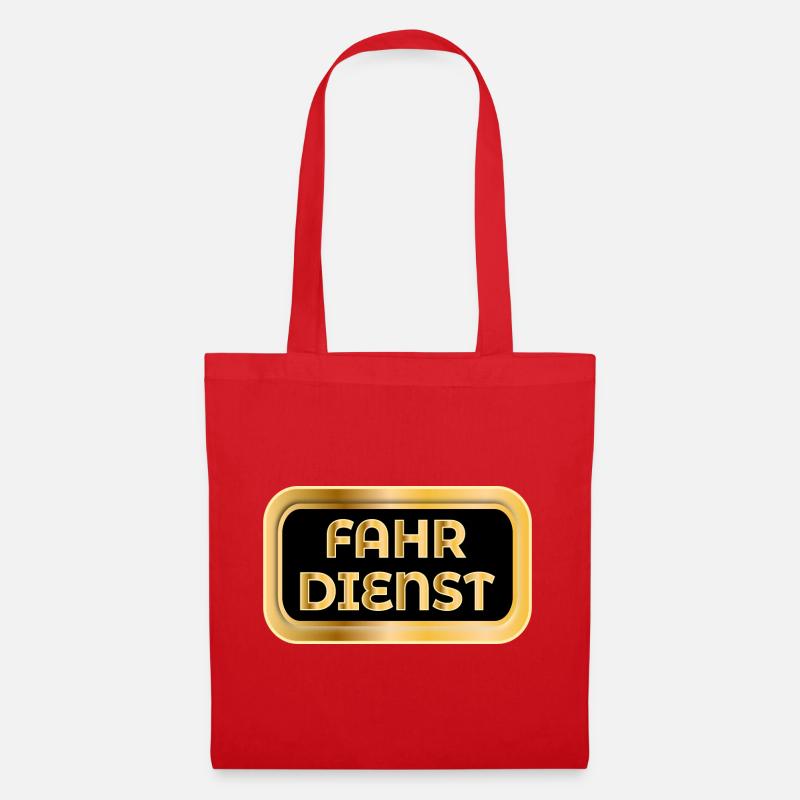 FAHRDIENST TRANSPORT - Stoffbeutel - Rot