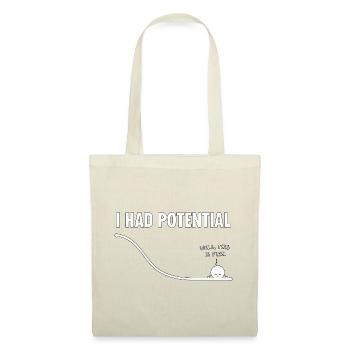 I Had Potential Curves Humor - Tote Bag - red - Front