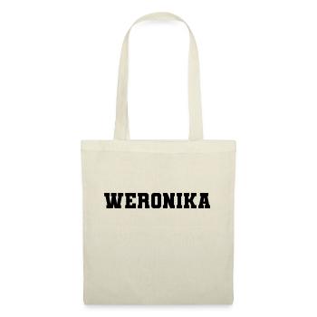 Nom - Weronika - Sac en tissu - rouge - Devant