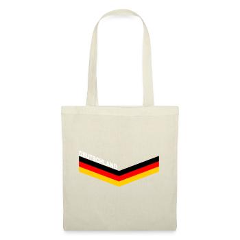 DEUTSCHLAND GERMANY EUROPA DEUTSCHE SPORT FAN - Stoffbeutel - Rot - Vorne