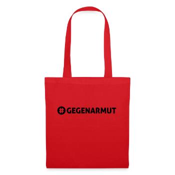 Gegen Armut - Stoffbeutel - Rot - Vorne
