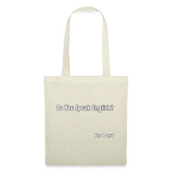 Funny English Language Joke Design - Tote Bag - red - Front