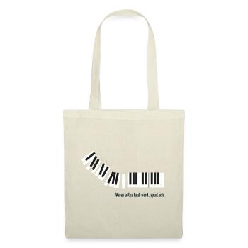 When everything gets loud, I play. - Tote Bag - red - Front