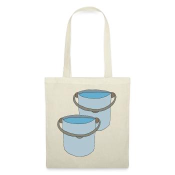 Creative bucket design for outdoor activities - Tote Bag - red - Front