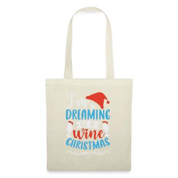 I am dreaming of a wine Christmas - Stoffbeutel - Rot - Vorne
