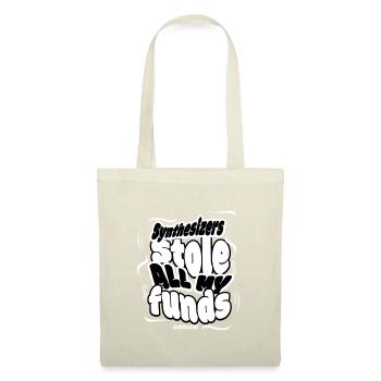 Synthesizer stole all my funds Synths Music Shirt - Tote Bag - red - Front