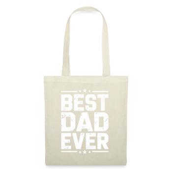 Best Dad Ever Big Typo - Tote Bag - red - Front