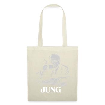 Carl Gustav Jung buvant un portarit au café - Sac en tissu - rouge - Devant