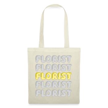 Beruf Florist - Stoffbeutel - Rot - Vorne