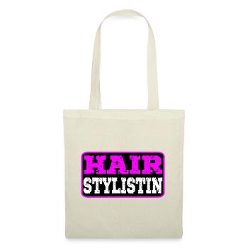 Hairstylistin Friseurin - Stoffbeutel - Rot - Vorne