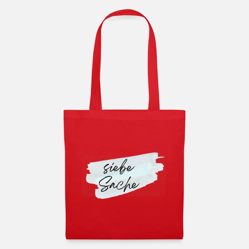 seventh thing - Tote Bag - red