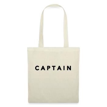 CAPTAIN LOGO BLACK - Tote Bag - red - Front
