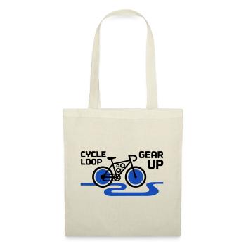 Motivierendes Gear Up Fahrrad Loop - Stoffbeutel - Rot - Vorne